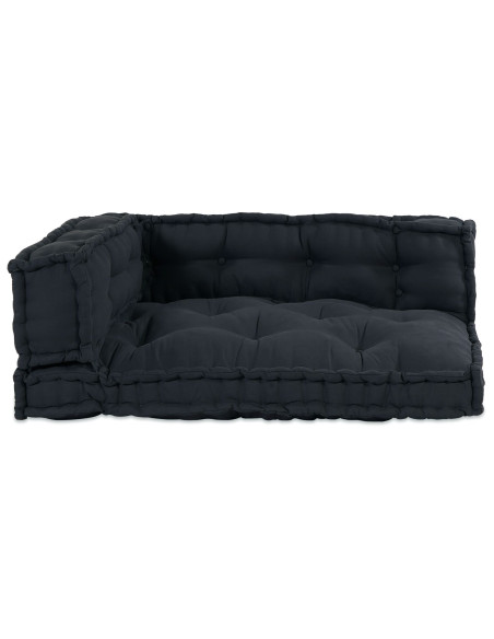 Divano modulare 3 pcs Antracite 120 x 80 x 38 cm Tessuto