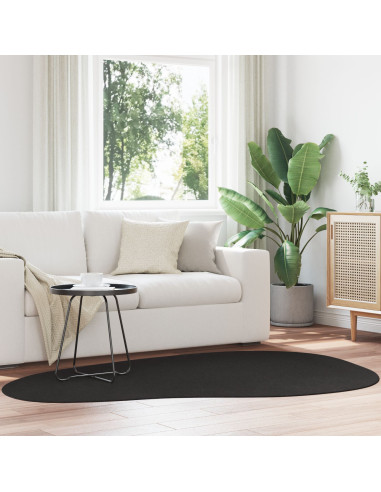 Tappeti per area HUARTE Nero 140 x 200 cm Poliestere