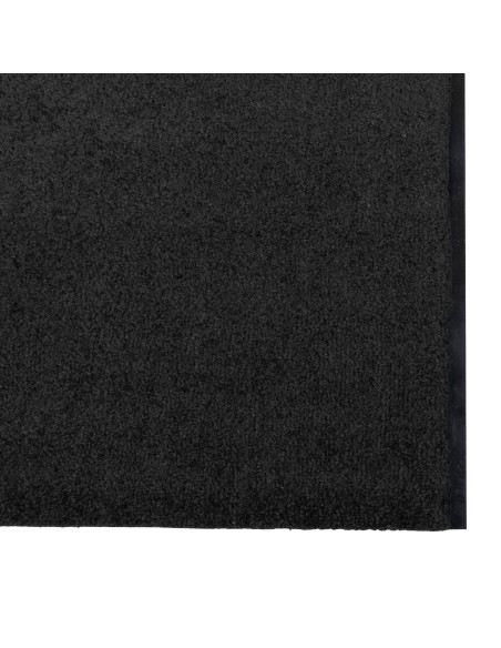 Zerbino Lavabile Nero 120x350 cm