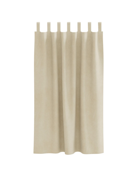 Tende oscuranti 2 pcs Crema 140 x 175 cm Velluto
