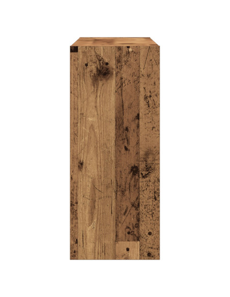 Libreria/Divisoria in Legno Vintage, 100x30x72 cm, Realizzata in Legno Compresso