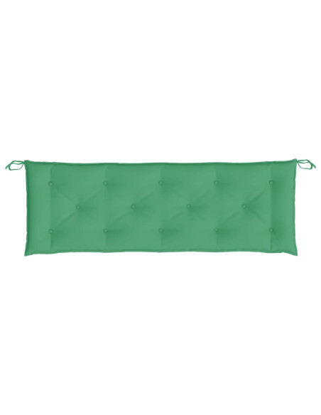 Cuscino per Panca Verde 150x50x7 cm in Tessuto Oxford