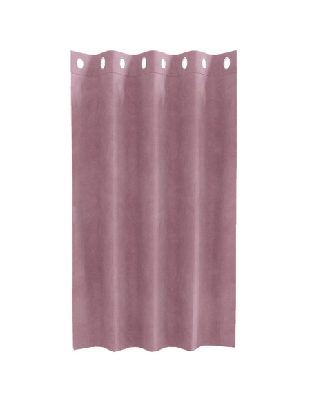 Tende oscuranti  con occhielli 2 pezzi in velluto rosa scuro