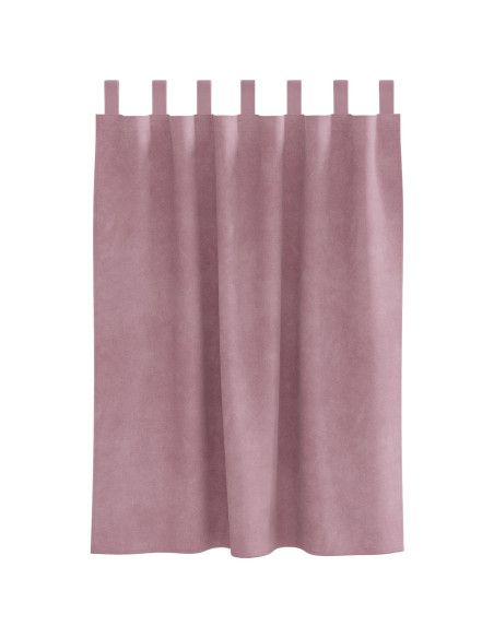 Tende oscuranti  con anelli di sospensione 2 pz in velluto rosa scuro