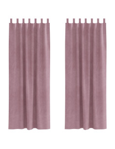 Tende oscuranti 2 pcs Rosa scuro 140 x 225 cm Velluto