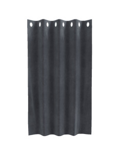 Tende oscuranti 2 pcs Grigio chiaro 140 x 140 cm Velluto