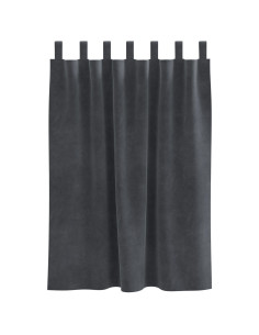 Tende oscuranti 2 pcs Grigio chiaro 140 x 140 cm Velluto 2