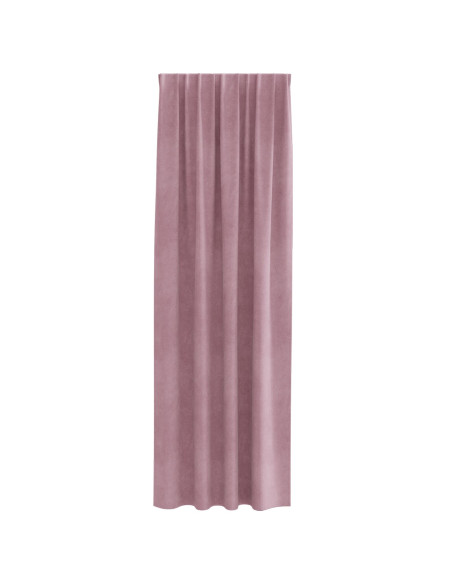 Tende Blackout  con nastro superiore 2 pezzi in velluto rosa scuro