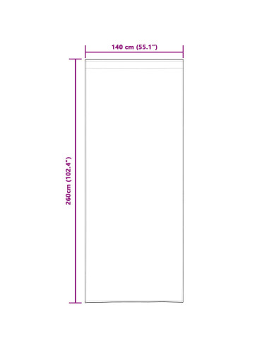 Tende oscuranti 2 pcs Rosa scuro 140 x 260 cm Velluto