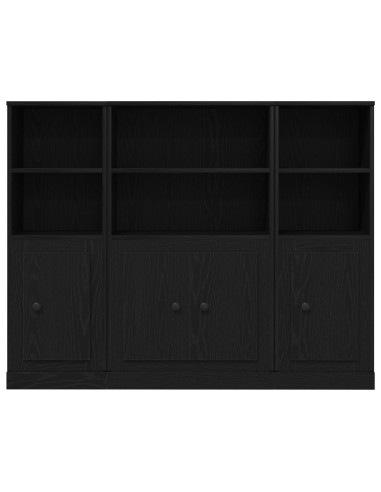 Credenza Rovere Nero 132 x 35,5 x 103,5 cm Legno multistrato