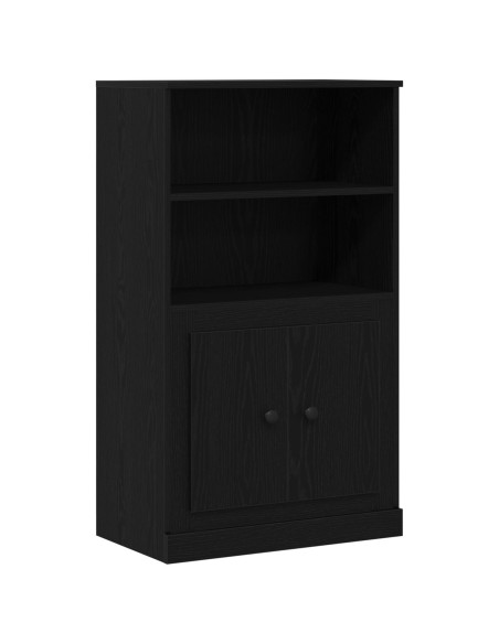 Credenza Rovere Nero 132 x 35,5 x 103,5 cm Legno multistrato