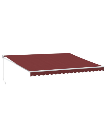 Tenda da Sole Retrattile Manuale Bordò 450x300 cm