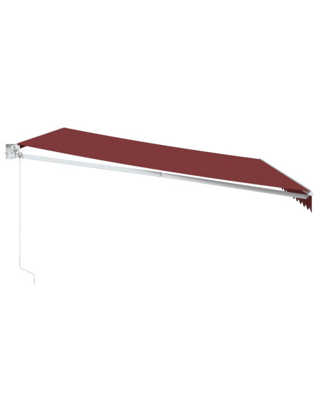 Tenda da Sole Retrattile Manuale Bordò 450x300 cm