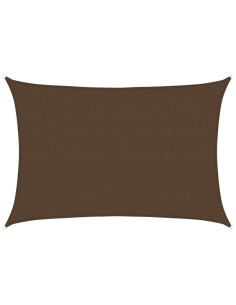 Vela Parasole 160 g/m² Marrone 4x6 m in HDPE 2