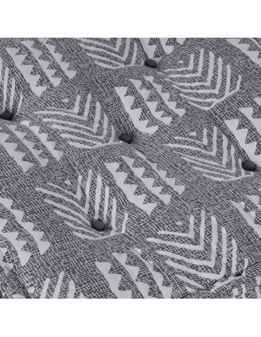Divano modulare Stampa Grigia 70 x 70 x 36 cm Tessuto