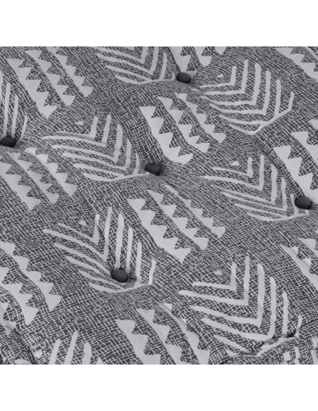Divano modulare Stampa Grigia 70 x 70 x 36 cm Tessuto