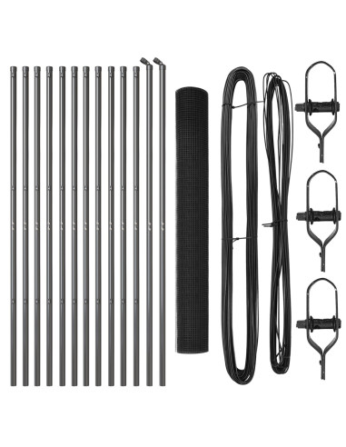 Palo della recinzione Grigio 25 x 1,2 m (rete 25 x 25 mm)