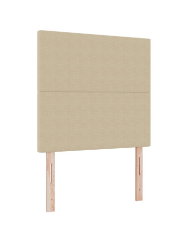 Letto a Sorgente LED Grigio chiaro e bianco 120 x 200 cm