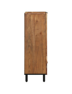 Credenza Naturale 60 x 33,5 x 100 cm Legno di Acacia Massello