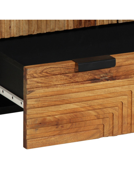Highboard 60x33x100 cm in Legno Massello di Acacia