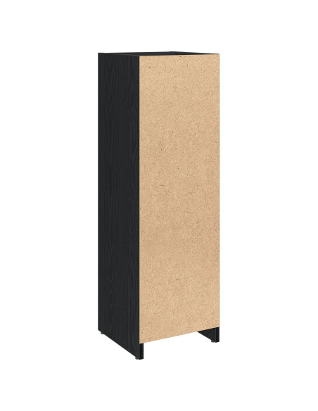 Mobile bagno  Nero Rovere 30x30x95 cm in legno ingegnerizzato