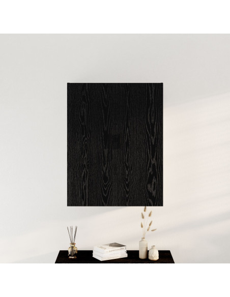 Armadio a muro  Nero Rovere 69,5x34x90 cm in legno ingegnerizzato
