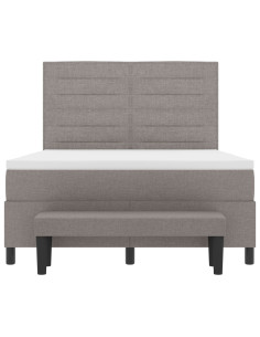 Letto a molle con materasso Talpa 160 x 200 cm Tessuto 2