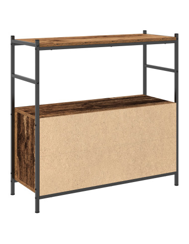 Libreria Rovere fumo 80 x 30 x 78.5 cm Legno multistrato