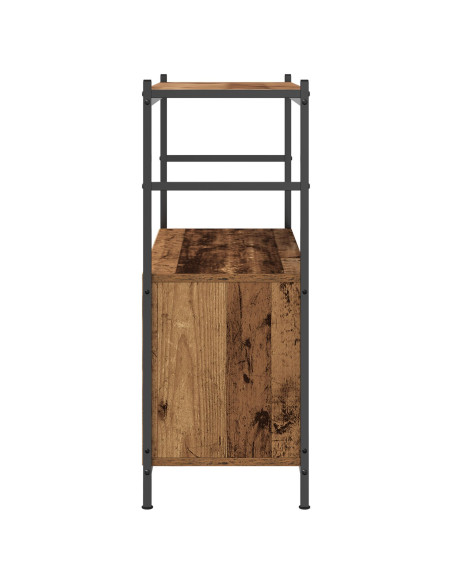 Mobile libreria  in rovere affumicato 80x30x78,5 cm in legno ingegnerizzato