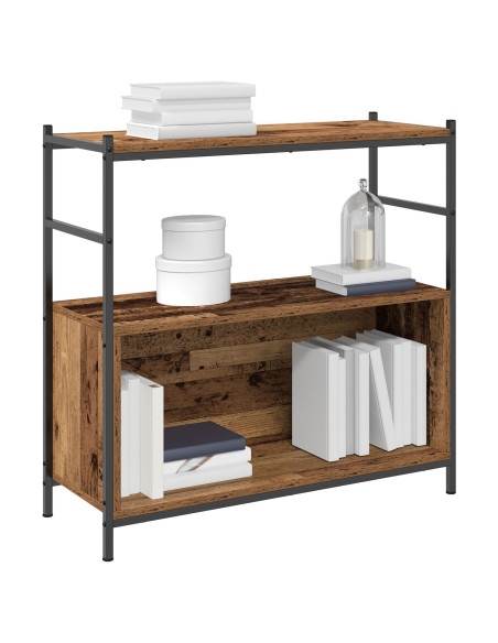 Mobile libreria  in rovere affumicato 80x30x78,5 cm in legno ingegnerizzato