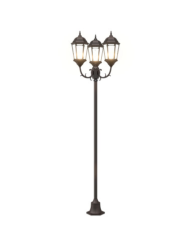 Luce da Giardino Bronzo 57 x 49 x 241 cm Alluminio e vetro