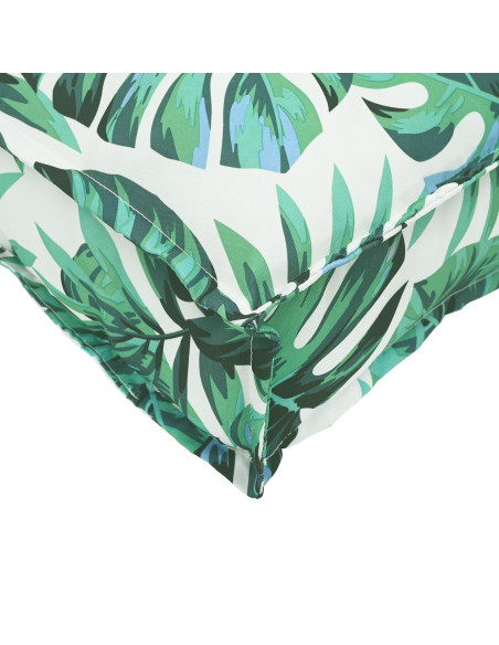 Set di Cuscini per Pallet Floreale 2 pcs Motivo Foglia Verde