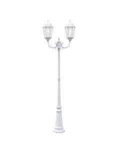 Luce da Giardino Bianco 68 x 20 x 235 cm Alluminio e vetro 2