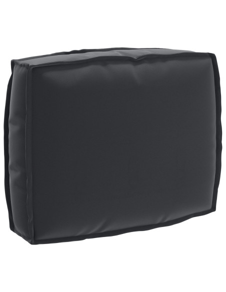 Cuscino Nero 50 x 40 x 12 cm Tessuto Oxford