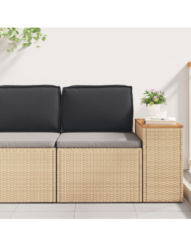 Cuscino Nero 50 x 40 x 12 cm Tessuto Oxford