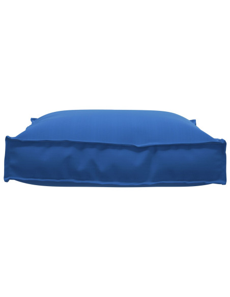 Cuscino per Pallet  Seduta Blu Reale 70x70x12 cm in Tessuto Oxford