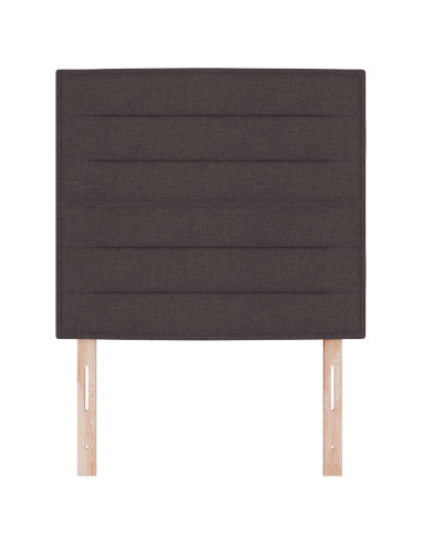 Testiera con testiera Marrone Scuro 100 cm Pelle Sintetica