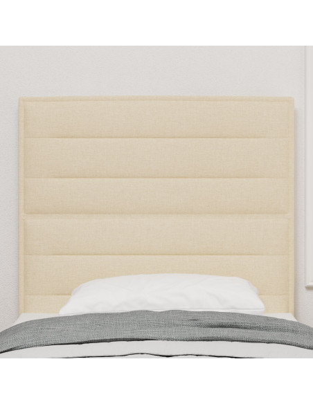 Testiera Design Linee Panna 90 cm Tessuto