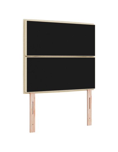 Testiera con testiera Crema 90 cm Pelle Sintetica