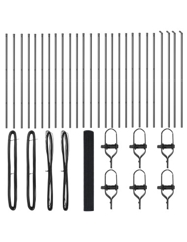 Palo della recinzione Grigio 50 x 1 m (rete 12 x 12 mm)