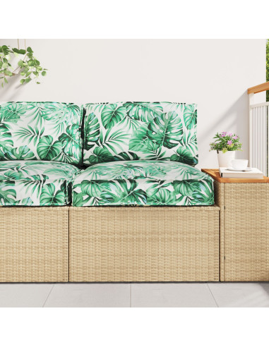 Cuscino Foglia Motivo Foglia 70 x 70 x 12 cm Tessuto Oxford