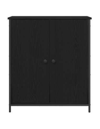 Credenza Rovere Nero 70 x 30 x 80 cm Legno multistrato