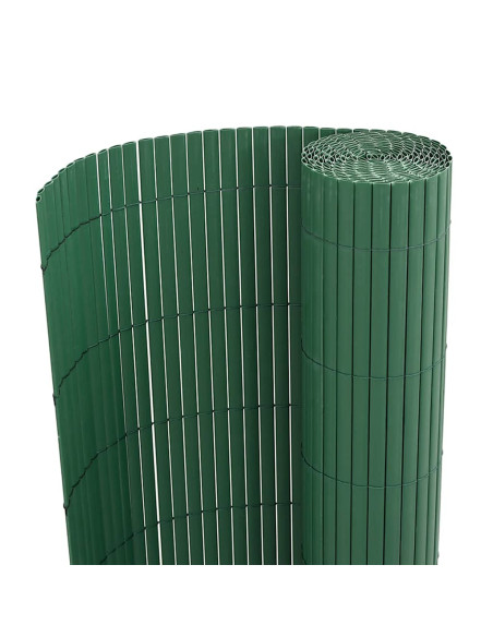 Recinzione da Giardino Bifacciale Verde 1,8x5 m in PVC