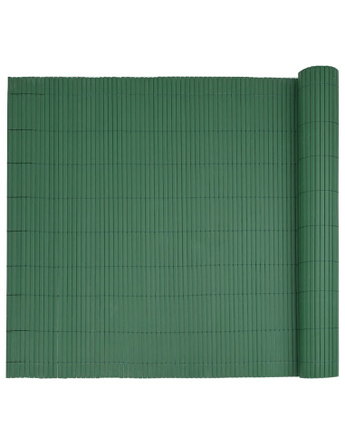 Recinzione da Giardino Bifacciale Verde 1,8x5 m in PVC