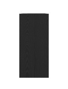 Scaffale Rovere nero 68,5 x 32 x 68,5 cm Legno multistrato