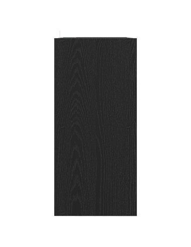 Scaffale Rovere nero 68,5 x 32 x 68,5 cm Legno multistrato
