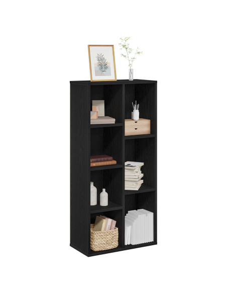 Libreria Rovere Nero 50 x 25 x 102 cm