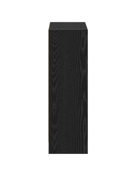 Libreria  Nera 60x24x76 cm in Legno Ingegnerizzato