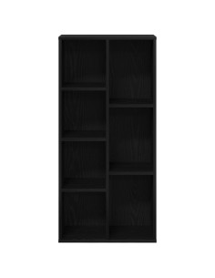 Libreria Rovere Nero 50 x 25 x 102 cm 2