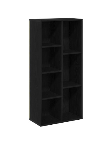 Libreria Rovere Nero 50 x 25 x 102 cm